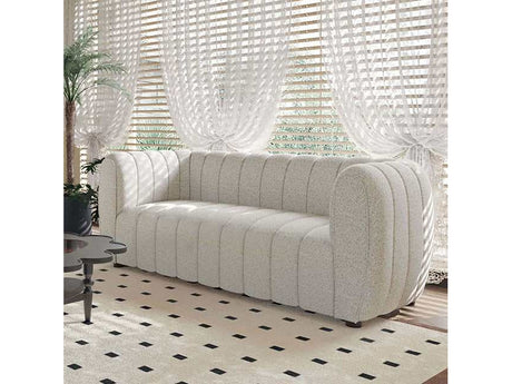 Aversa Off-White Loveseat - Ornate Home