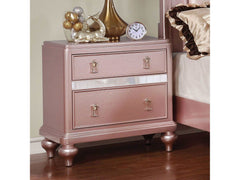Avior Rose Gold  Nightstand - Ornate Home
