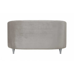Avonlea Grey Velvet Loveseat - Ornate Home