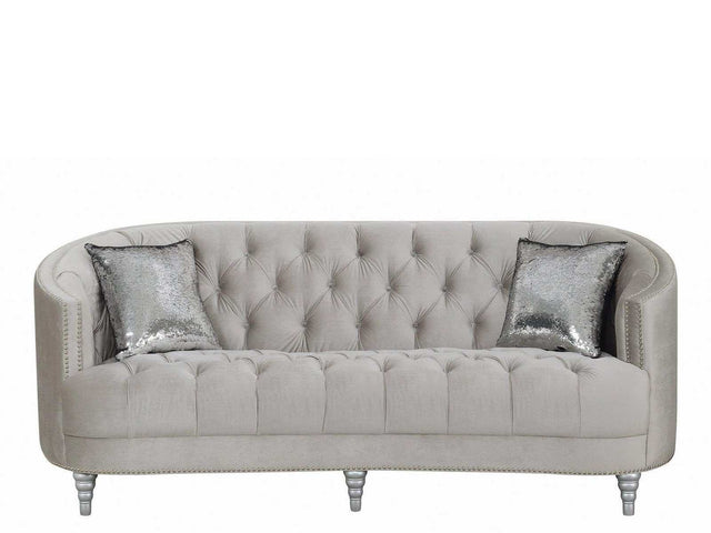 Avonlea Grey Velvet Sofa - Ornate Home