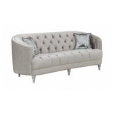 Avonlea Grey Velvet Sofa - Ornate Home