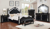 Azha Black Bench - Ornate Home