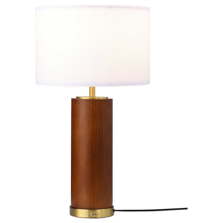 Aziel Cappuccino / Gold Table Lamp - Ornate Home