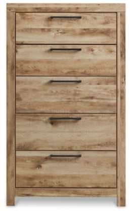 Hyanna Tan Chest w/ 5 Drawers - Ornate Home