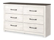 Gerridan White & Gray Dresser - Ornate Home