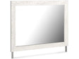 Gerridan White & Gray Mirror - Ornate Home