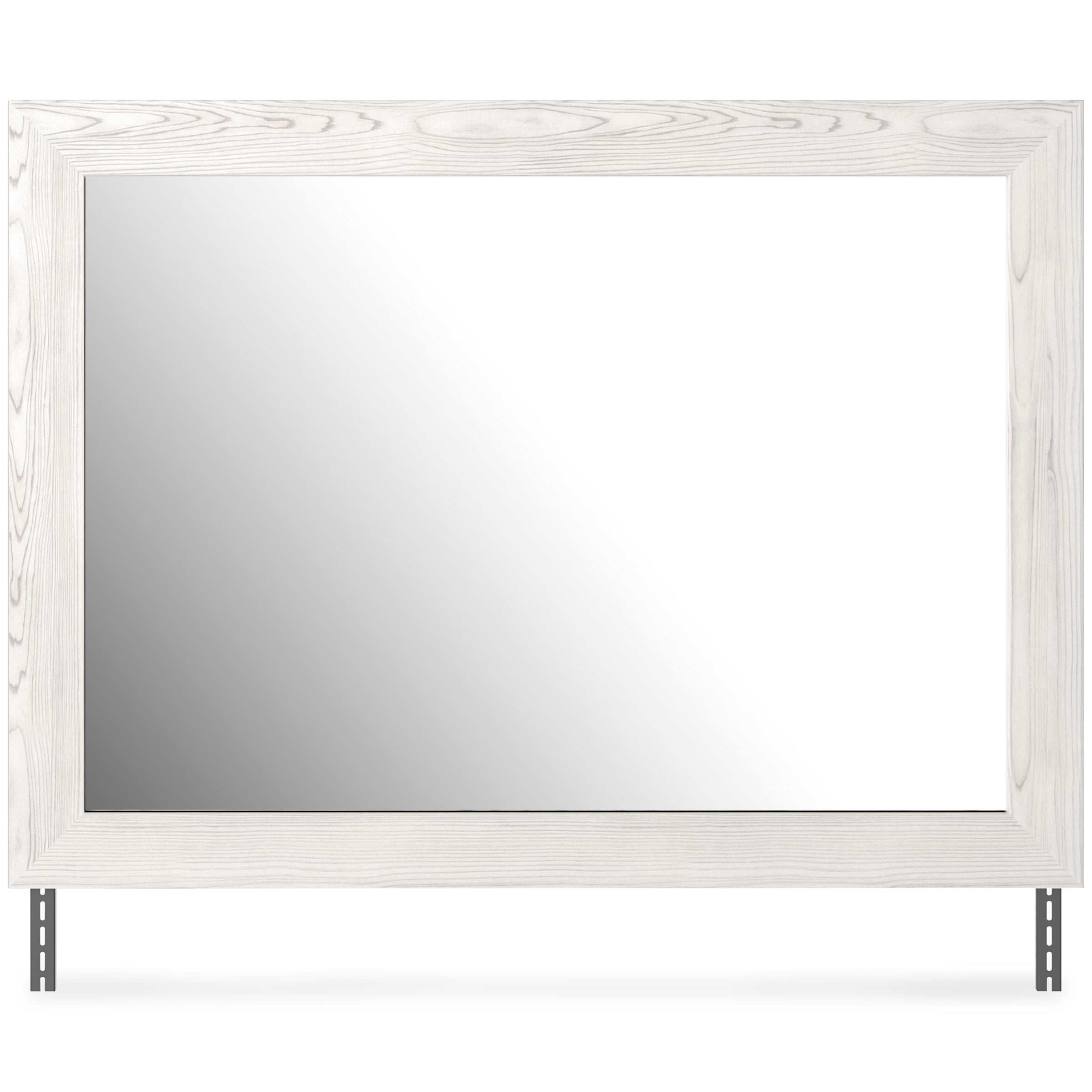 Gerridan White & Gray Mirror - Ornate Home