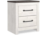 Gerridan White & Gray Nightstand - Ornate Home