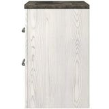 Gerridan White & Gray Nightstand - Ornate Home