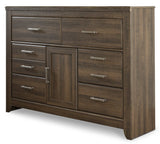 Juararo Dark Brown Dresser - Ornate Home