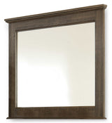 Juararo Dark Brown Dresser & Mirror - Ornate Home