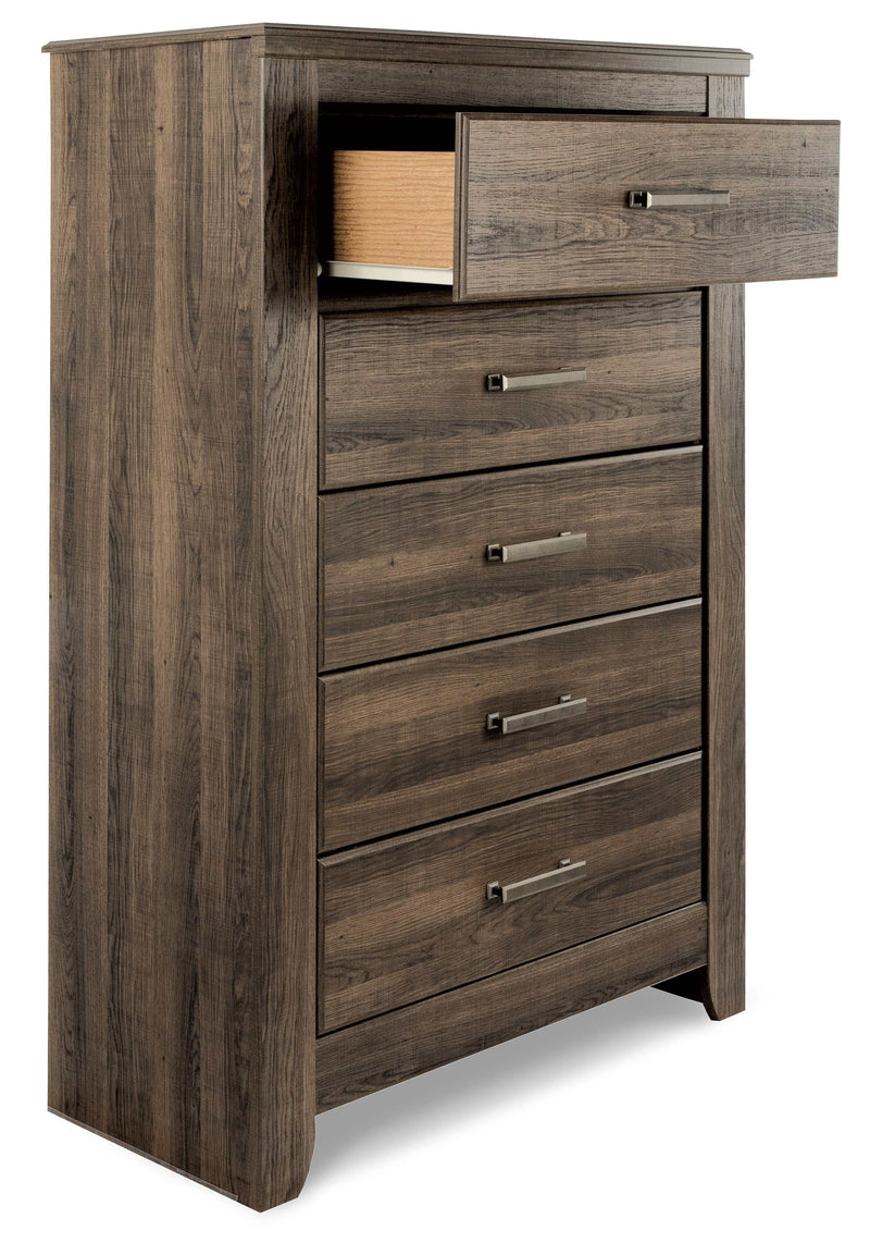 Juararo Dark Brown Chest of Drawers - Ornate Home