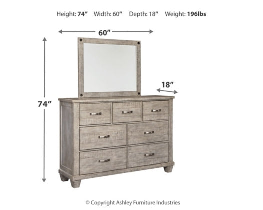 Naydell rustic gray deals dresser