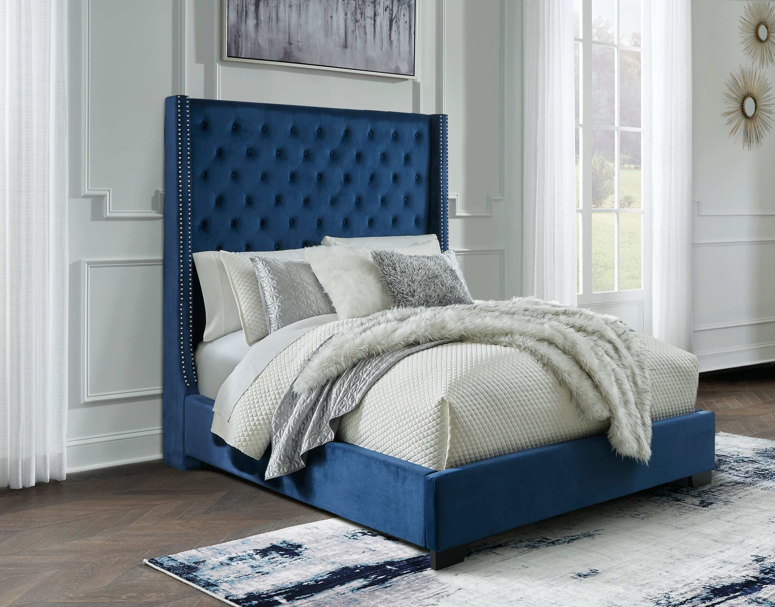 Coralayne Upholstered Bed - Ornate Home