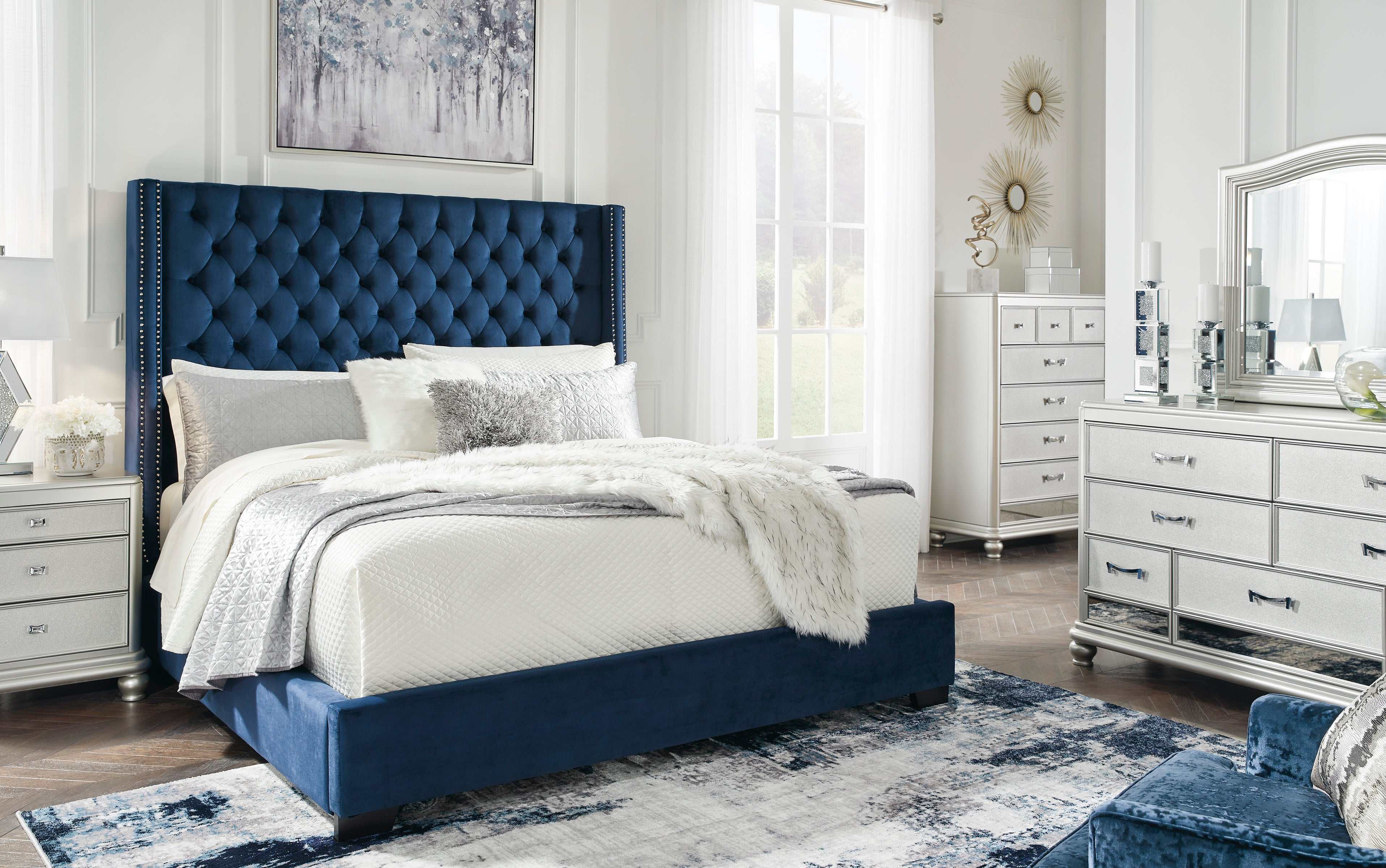 Coralayne Upholstered Bed - Ornate Home