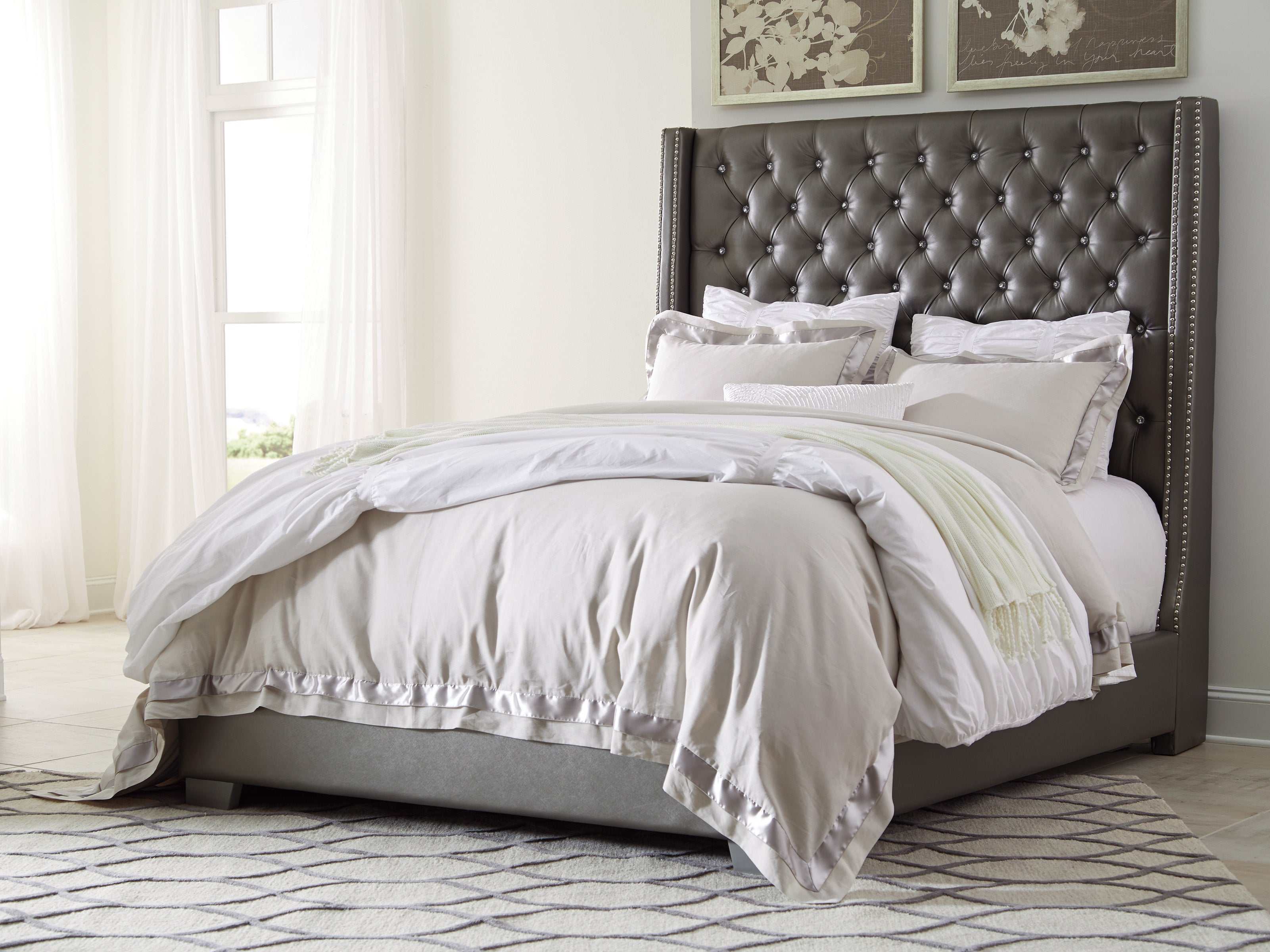 Coralayne Upholstered Bed - Ornate Home