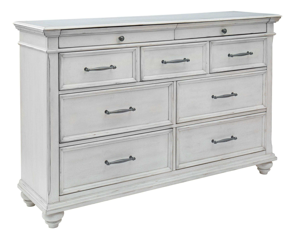 Kanwyn Whitewash Dresser - Ornate Home