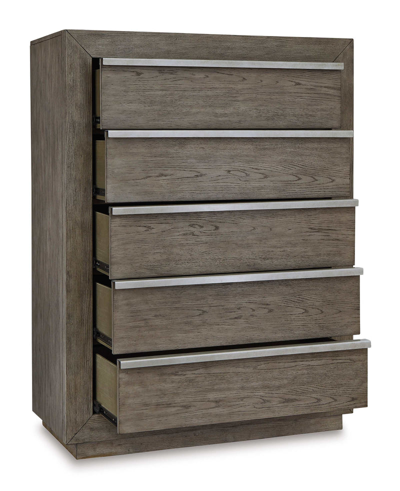 Anibecca Weathered Gray Chest - Ornate Home