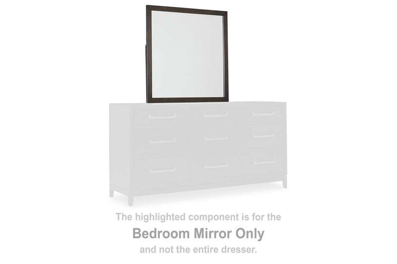 Burkhaus Brown Bedroom Mirror - Ornate Home