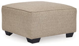Baceno Hemp Oversized Ottoman - Ornate Home