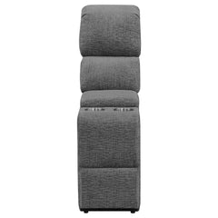 Bahrain Charcoal Motion Loveseat - Ornate Home