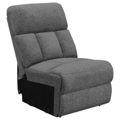 Bahrain Charcoal Motion Sofa - Ornate Home