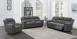 Bahrain Charcoal Motion Sofa - Ornate Home