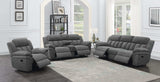 Bahrain Charcoal Motion Sofa - Ornate Home