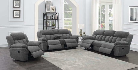 Bahrain Charcoal Motion Sofa - Ornate Home