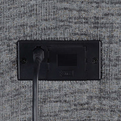Bahrain Charcoal Power Reclining Sofa - Ornate Home