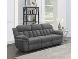 Bahrain Charcoal Power Sofa - Ornate Home