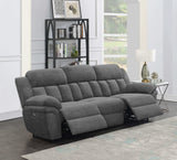 Bahrain Charcoal Power Sofa - Ornate Home