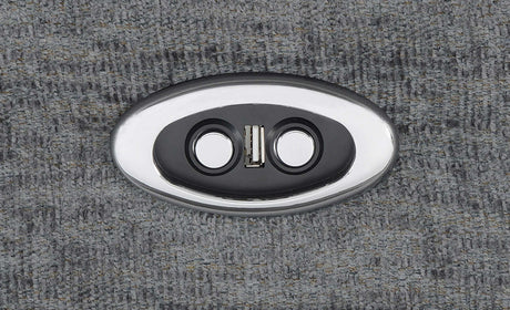 Bahrain Charcoal Power Sofa - Ornate Home