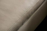 Balderico Taupe Real Italian Leather Power Loveseat - Ornate Home