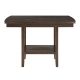 Balin Dark Brown Counter Height Dining Room Set / 6pc - Ornate Home