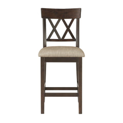 Balin Dark Brown Counter Height Dining Room Set / 6pc - Ornate Home