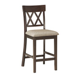 Balin Dark Brown Counter Height Dining Room Set / 6pc - Ornate Home