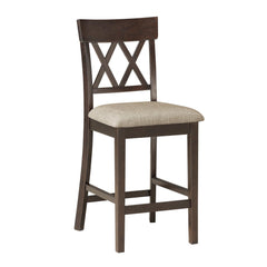 Balin Dark Brown Counter Height Dining Room Set / 6pc - Ornate Home