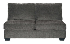 Ballinasloe Smoke 3pc Sectional w/ Chaise - Ornate Home