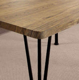 Banbury Dark Bronze & Natural 5pc Dining Room Set - Ornate Home