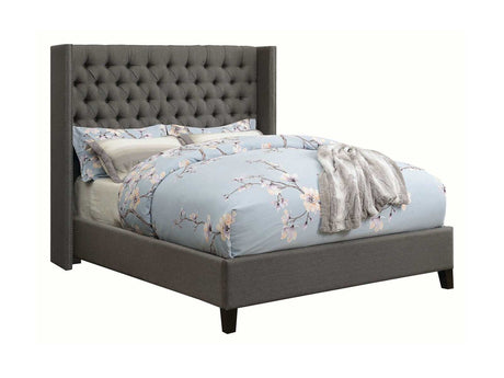 Bancroft Grey California King Bed - Ornate Home
