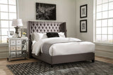 Bancroft Grey California King Bed - Ornate Home