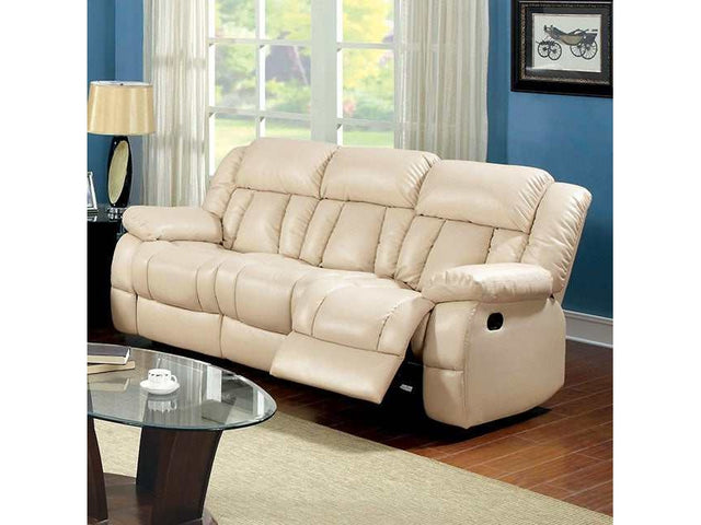 Barbado Ivory Sofa w/ 2 Recliners - Ornate Home
