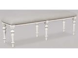 Bardot Cottage Dining Bench w/ Uph. Seat - Ornate Home