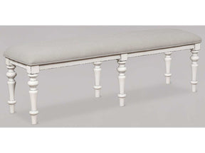 Bardot Cottage Dining Bench w/ Uph. Seat - Ornate Home