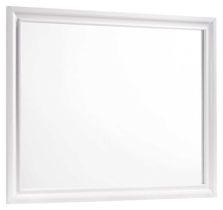 Barzini White California King Bed 4 Pc Set - Ornate Home