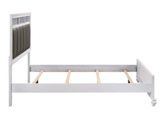 Barzini White Queen Panel Bed - Ornate Home