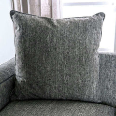 Basie Gray Stationary Sofa & Loveseat 2pc - Ornate Home