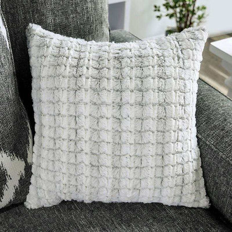 Basie Gray Stationary Sofa & Loveseat 2pc - Ornate Home