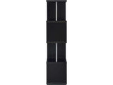 Baxter Black & Chrome Bookcase - Ornate Home